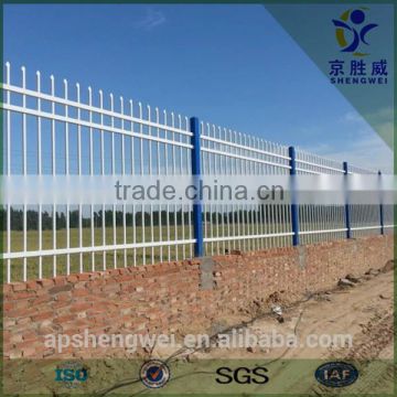 High security steel tube decorative wrought iron fence panels