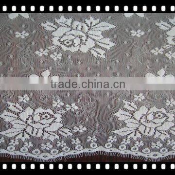 Hot selling macrame elastic lace fabric