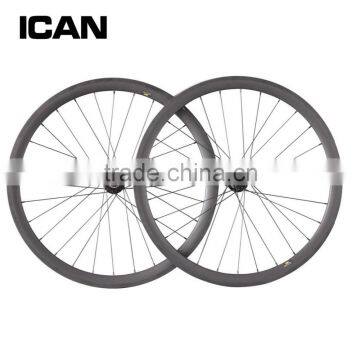 Super light carbon bicycle wheel clincher bike wheelset