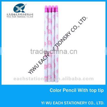 7 Inch Glitter Pencil Set With Eraser Yiwu Pencil Factories,pencils With Logo