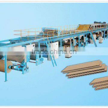3&7 ply high speed corrugated cardboard production line , carton machine