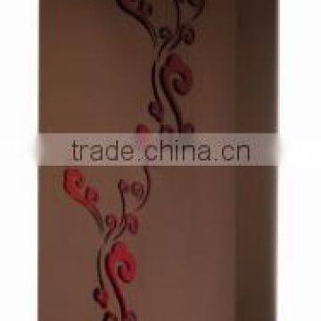 New Model Simple Design With Flower Wood Long Narrow Console Table For Wholesale