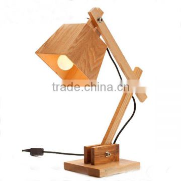 wooden reading lamp modern table writing lamp