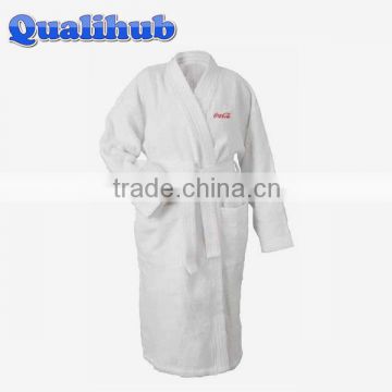 100%cotton terry kimono collar adult bathrobes