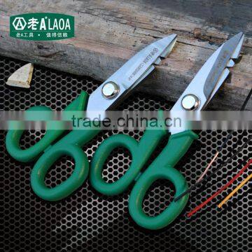 LAOA stainless multifunction electrician scissors;electronic scissors;wire cutter scissors LA813406