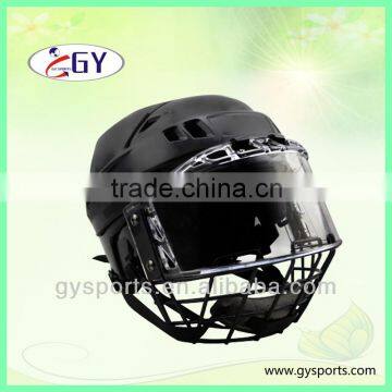 safety ice hockey helmet with steel cage PP TPU