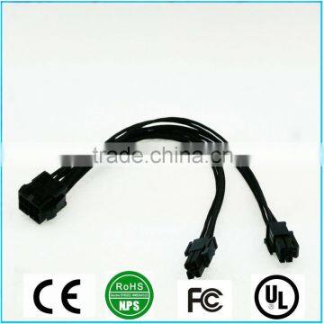 ATX 8 Pin to 4+4Pin Internal PC PSU Power Extension Cable Power Supply Wire Harness