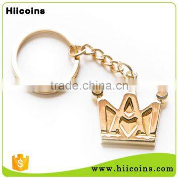 Factory China Customized Wholesale Metal Crown Keychain