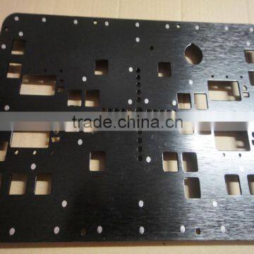 control machine Aluminum anodize black plate