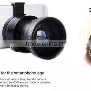 AMKOV OX5 Wifi Lens 5X Optical Zoom 20MP 1080P H.264 120 Degrees Wide Angle Lens For Smartphone SLR Camera photo-3