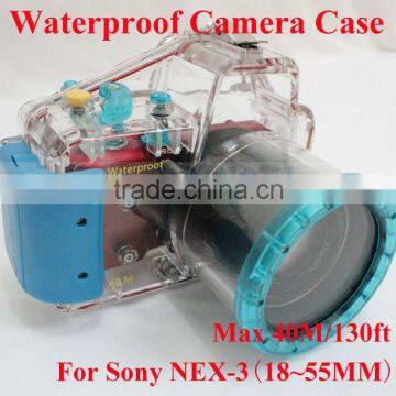 Diving Equipment Camera Case Underwater Waterproof Camera Hard Bag Casing for Sony NEX3 Digital Camera
