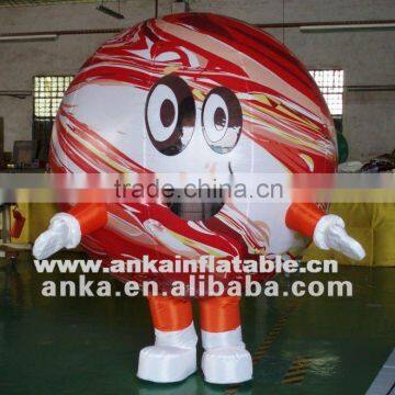 Pvc Inflatable Moving Cartoon (globe, sales, show, ANKA)