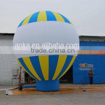 Giant line patterne inflatable ground balloon for advertising