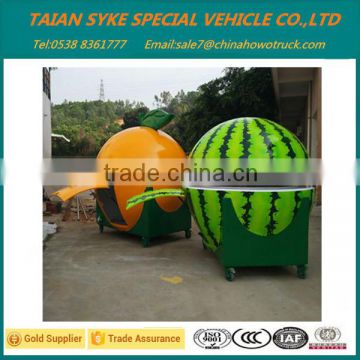 Mobile Fiber Glass Outdoor Fruit/orange Juice Bar Kiosk Design For Sale