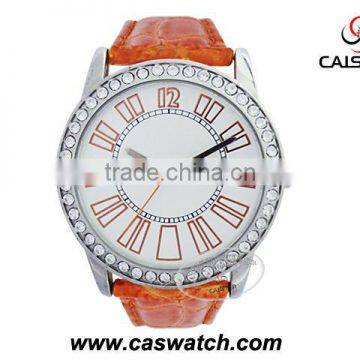 Diamond alloy case luxury watch custom big face watches for men