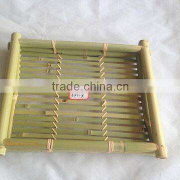 retangular decorative bamboo basket