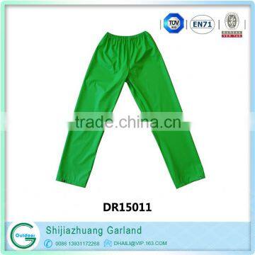 waterproof pu rainwear with pants