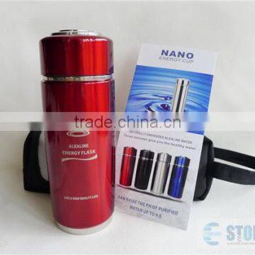 420ml Black Alkaline Stainless Steel Water Bottle photo-5
