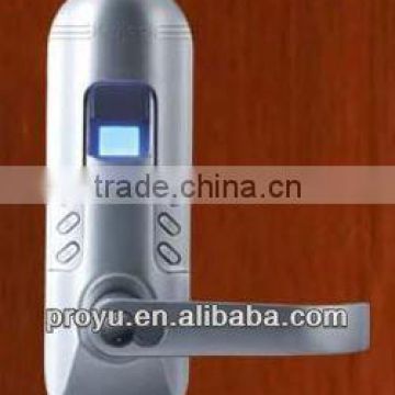 Fingerprint & Keypad & Mechanical key golden color biometric Fingerprint door Lock PY-6698