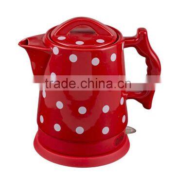 cordless ceramic kettle boiling water