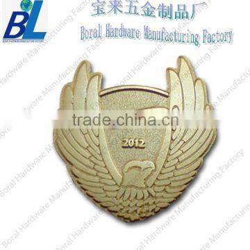 Eagle shape die casting metal security badges