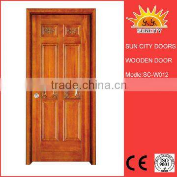 SC-W012 Wooden Single Door Design For Sale