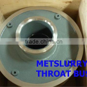 Heavy duty slurry pump spare parts throatbush 083