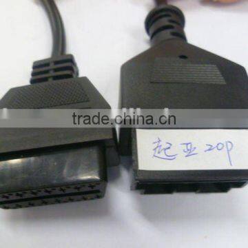 OBD II F (12V) to KiA 20P cable