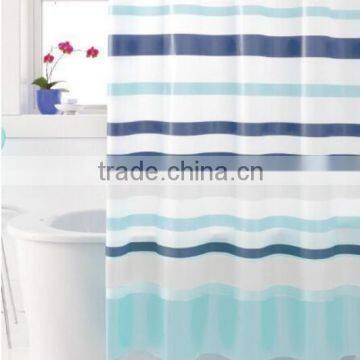 New Design Shower Curtain Anchor Printed, Hot Sale Classic Bathroom Wateproof Curtain photo-6