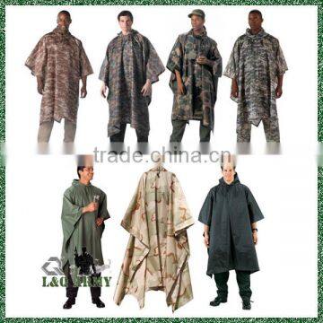 Waterproof US Army Ripstop Festival Rian Poncho