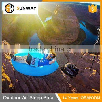 China Manufacture Inflatable Hangout Sofa Camouflage Air Bag