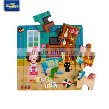 Hot Selling Wooden Educational Kids Puzzle Toys photo-4