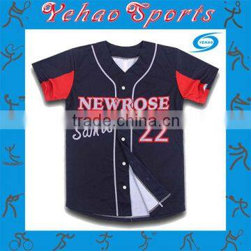 custom team sportswewar baseball jersey