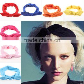 wholesale Parent- child Cotton knot elastic headbands