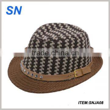 new design custom wholesale trendy alpine hat 2014