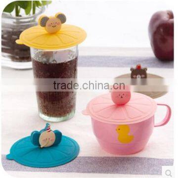 FDA silicone cup cover ,silicone cup lid ,silicone mug cup cover