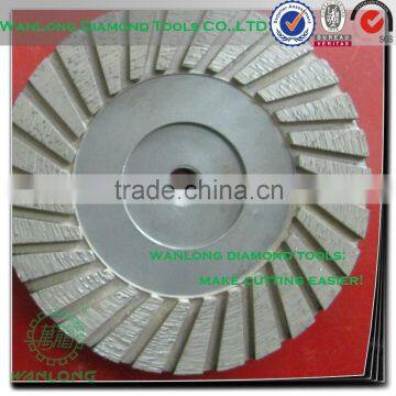 4" long life span electroplated diamond grinding wheel for stone grinding diamond cup wheel in china