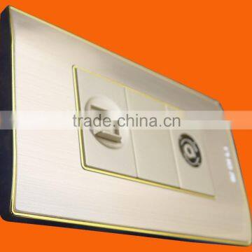 2015 New American US Aluminium Copper tv Phone Socket (AL2078) photo-3