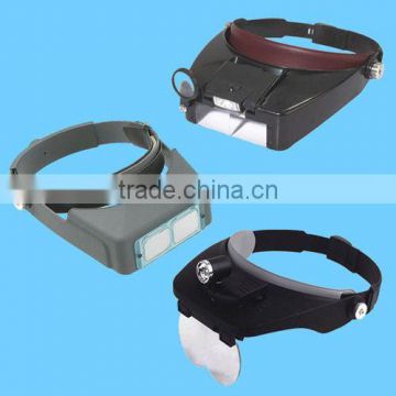 Head magnifier/head magnifier with light/head loupe magnifier