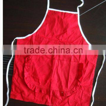children kitchen apron&painting apron with customized logo cotton fabric new design for promotion sales and kitchen