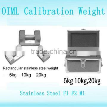 F1 F2 M1 class OIML standard stainless steel test weight 20kg 10kg 5kg calibration weights
