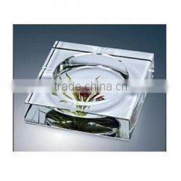 new design engraved crystal ashtray