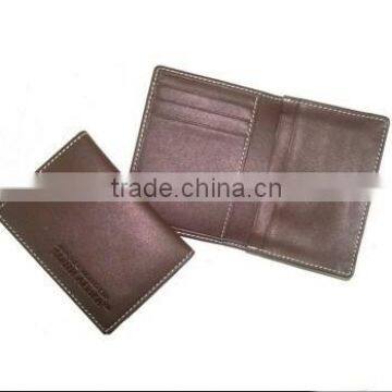 Business Real Leather Credit Card Holder Wallet