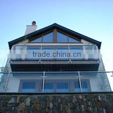Stainless Steel Side Mount Railing Post Balcony Glass Railing