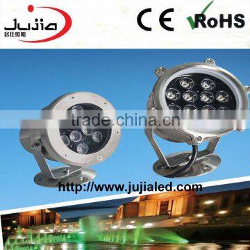 DMX512 controller RGB IP68 LED underwater lamp