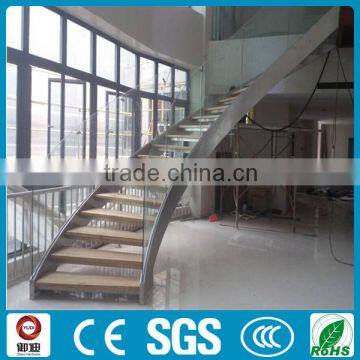 Stainless Steel Glass Spiral Staircase Design photo-4