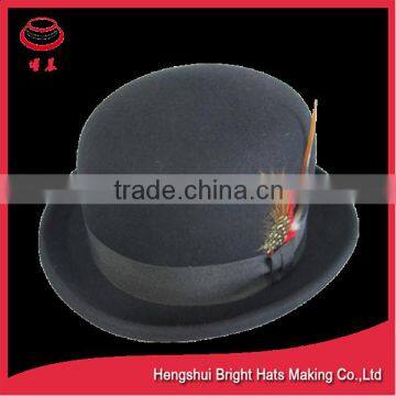 New Style Wool Felt Bowler Hat Made In China