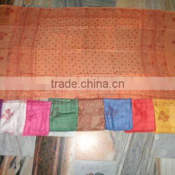 flowers printed scarves pareo sarongs wholesale from india