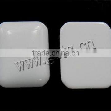 9x19.5x4mm White Agate Agate Cabochon 705371