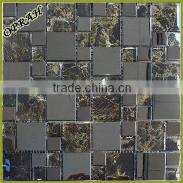 Decorative tile marble art pattern mosaic tile mixed stone mosaic